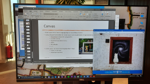 Voorbeeld van een canvas