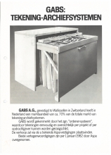 Advertentie Gabs: tekening-archiefsysteem