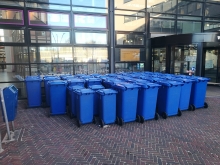 Veel blauwe kliko's
