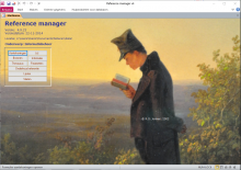 Startscherm van mijn Reference manager
