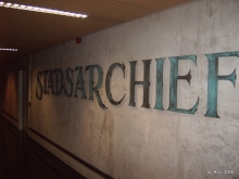 Belettering stadsarchief