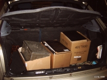 Archief in de kofferbak